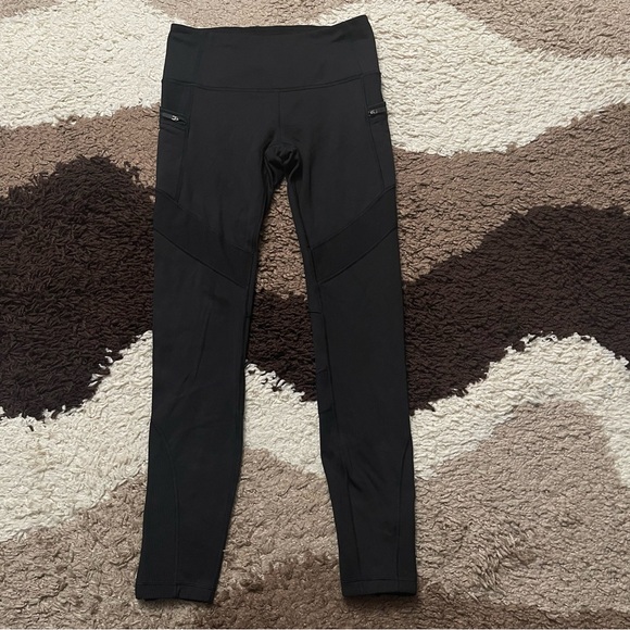 Lululemon Keep The Fleece Tight Sz 6 *28" In Black - Picture 4 of 8